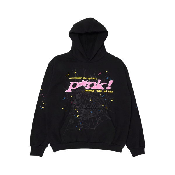 SS21 Black SP5DER Hoodie