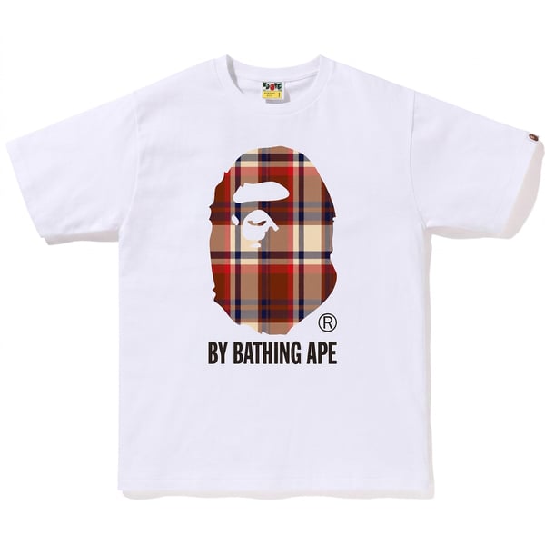 White Burberry Bape Tee
