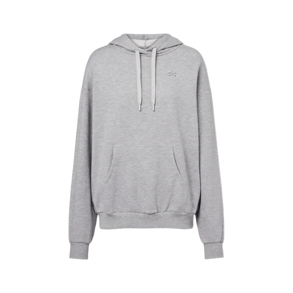 Heather Grey ALO Hoodie SS25